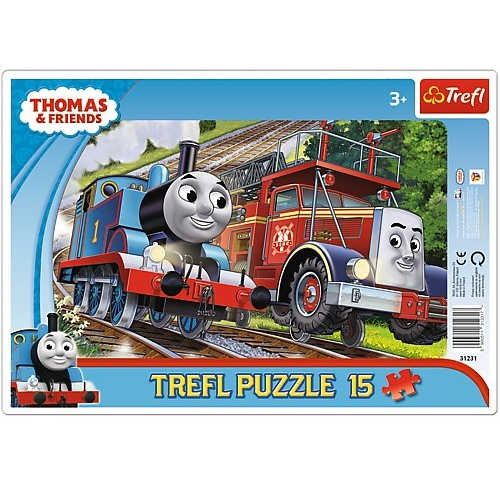 Trefl puzzle Tomáš mašinka, rám 15 ks