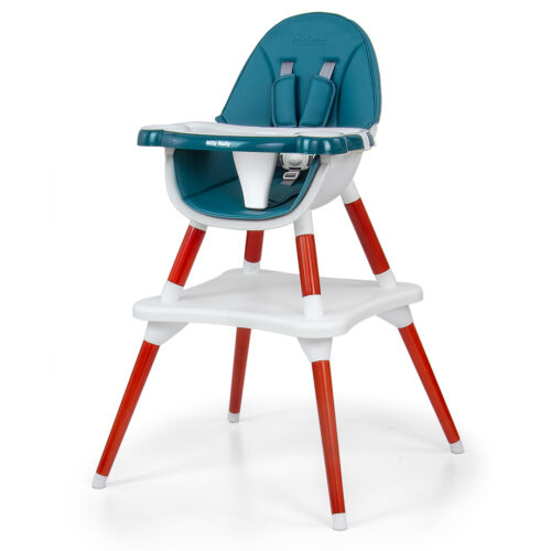 MILLY MALLY jídelní židlička 2v1 Malmo Dark Green