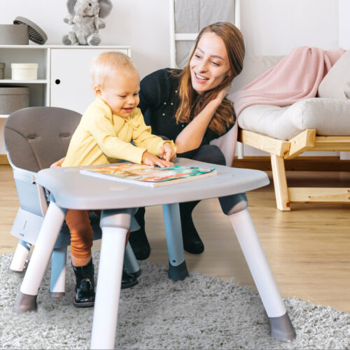 4 BABY jídelní židlička MASTER black